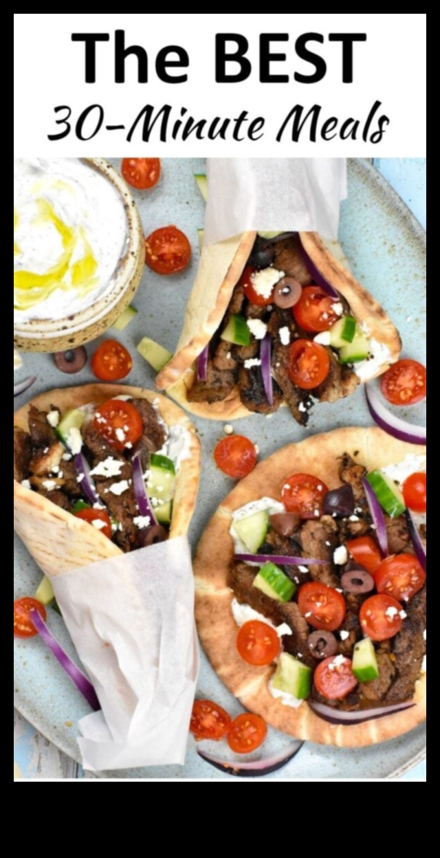 Izcilība bez piepūles: 30 minūšu gardēžu maltītes aizņemtām naktīm