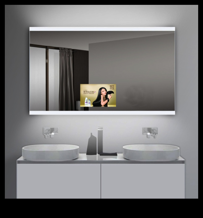 Spogulis, spogulis pie sienas: televizori ar iebūvētiem spoguļiem dubultai funkcionalitātei