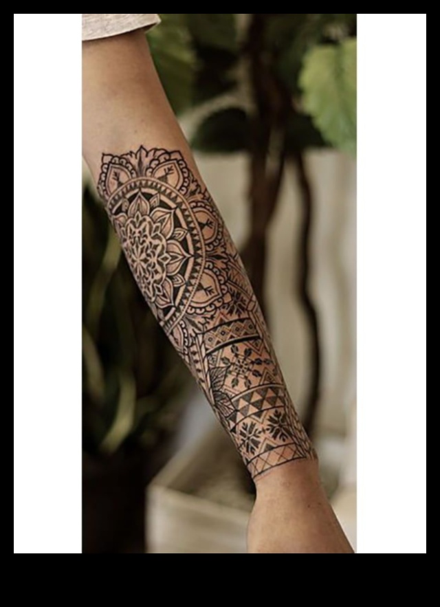 Tintes mozaīkas: apvienojiet intriģējošas tetovējumu dizaina idejas