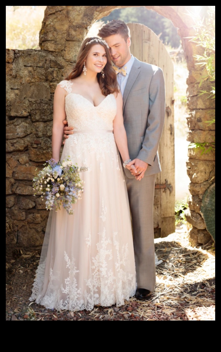 Klasiskais starojums: līgavas tērps Bliss