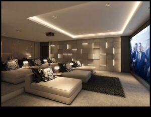 Kino komforts: mājas kinozāles elektronika filmu mīlošiem māju īpašniekiem