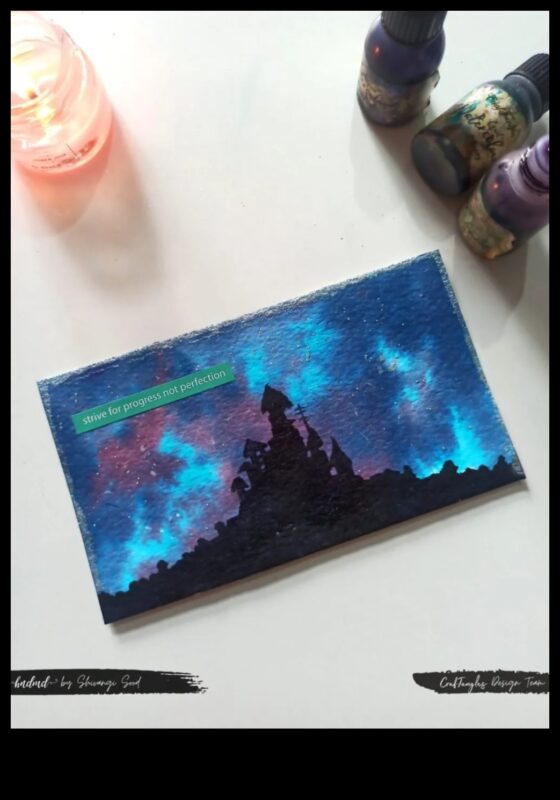 Gleznotā pilnība: Akvareļu tintes mākslinieciskā maģija